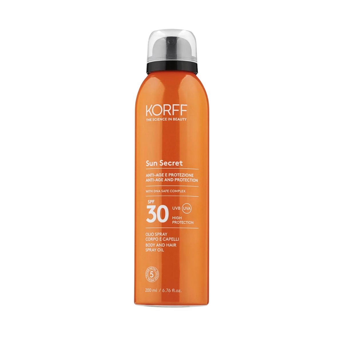 Korff - Sun Secret Body and Hair Spray Oil SPF30 - 200 ML