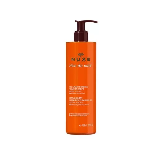 Nuxe – Rêve de Miel Face Cleansing and Make-Up Removing Gel – 400 ML