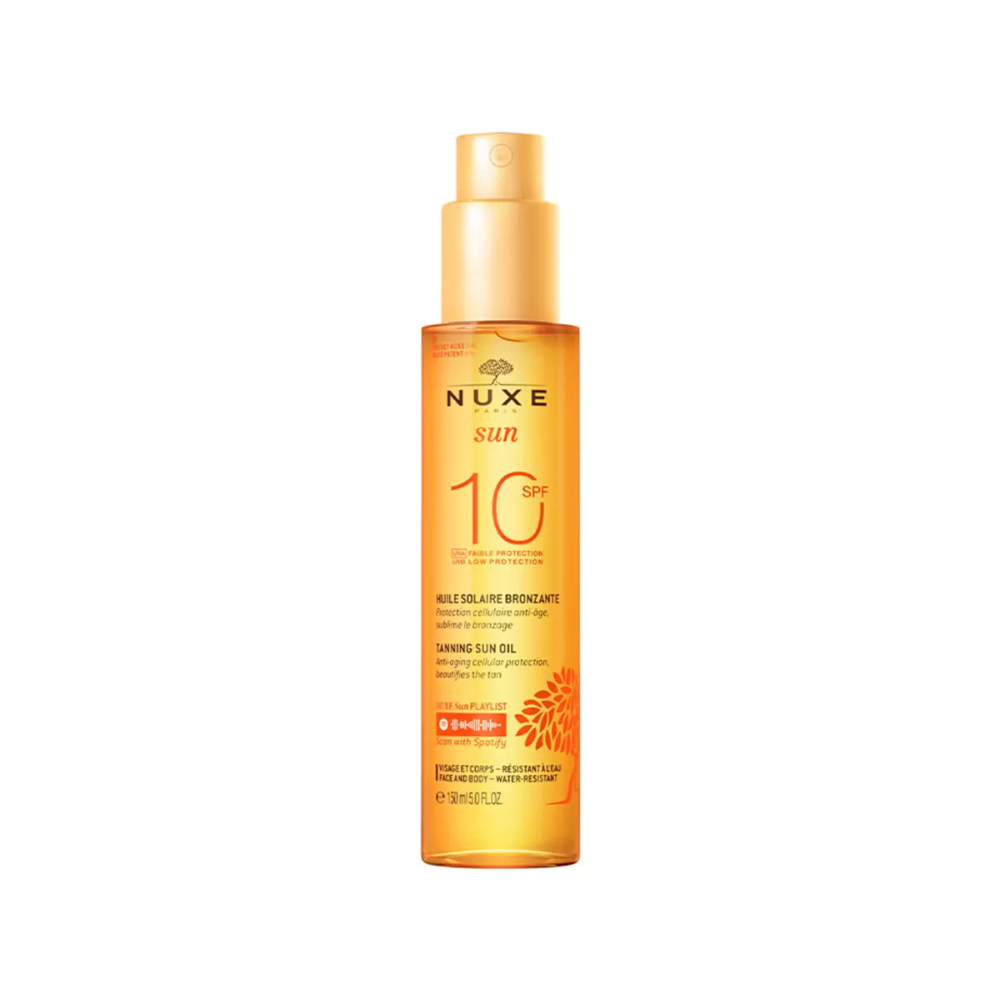 Nuxe - Tanning Sun Oil SPF10 Face & Body - 150 ML