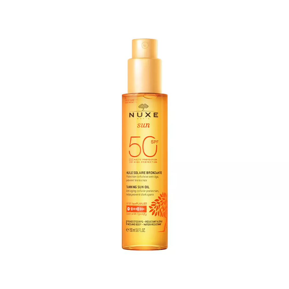 Nuxe – Tanning Sun Oil SPF50 Face & Body – 150 ML