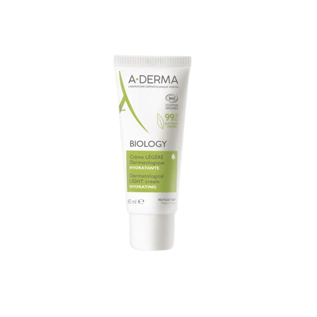 A-Derma – Biology Light Dermatological Moisturizing Cream - 40 ML