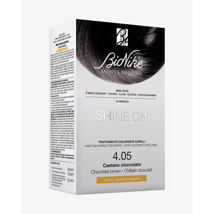 Bionike – Shine On Hair Colouring Treatment – 4.05 Castano Cioccolato