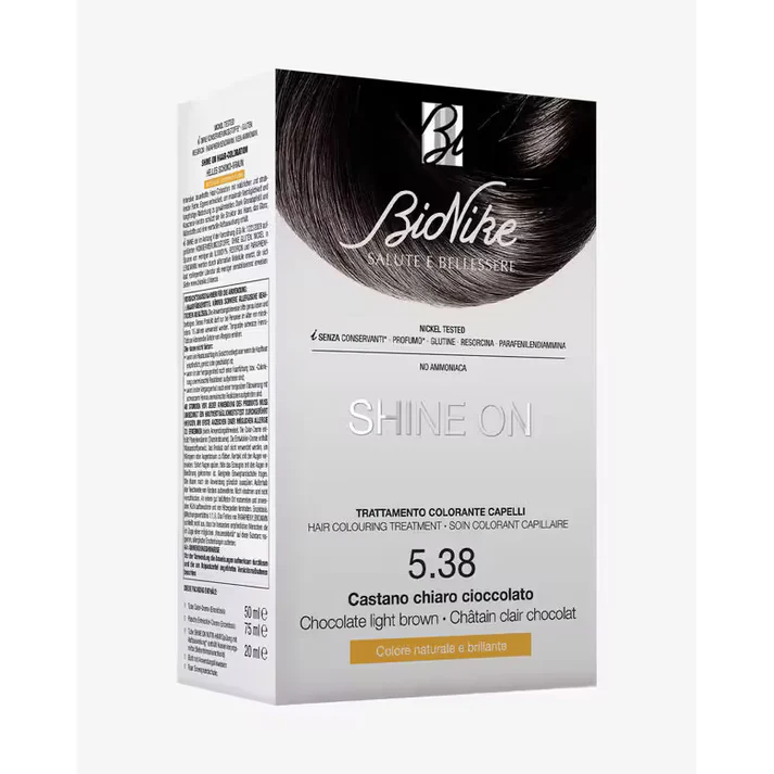 Bionike – Shine On Hair Colouring Treatment – 5.38 Castano Chiaro Cioccolato