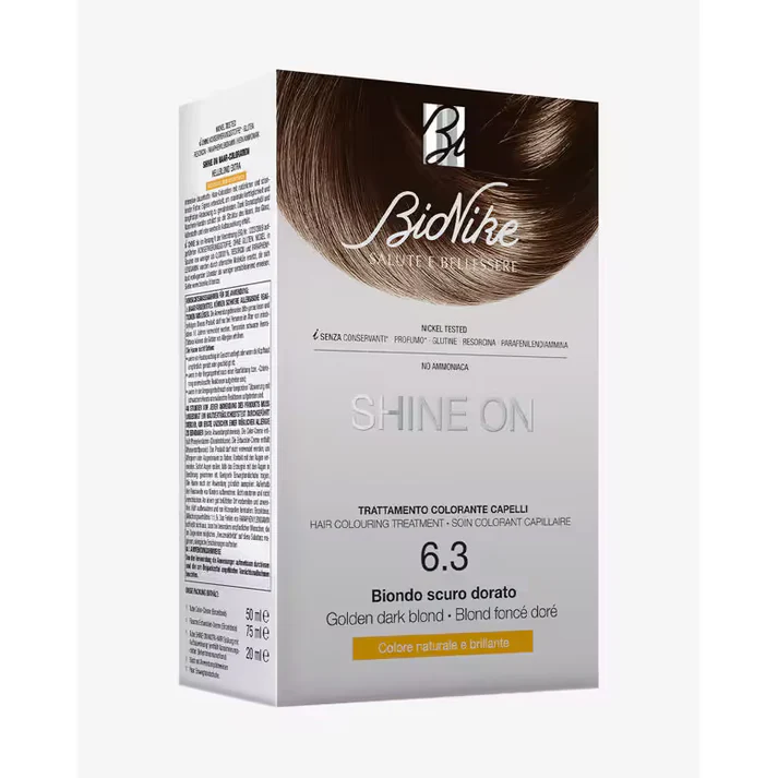 Bionike – Shine On Hair Colouring Treatment – 6.3 Biondo Scuro Dorato
