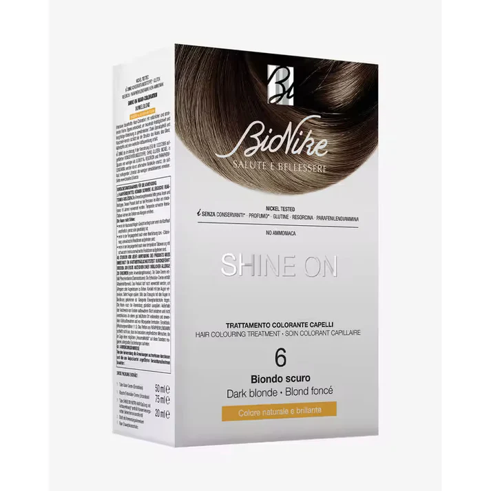 Bionike – Shine On Hair Colouring Treatment – 6 Biondo Scuro