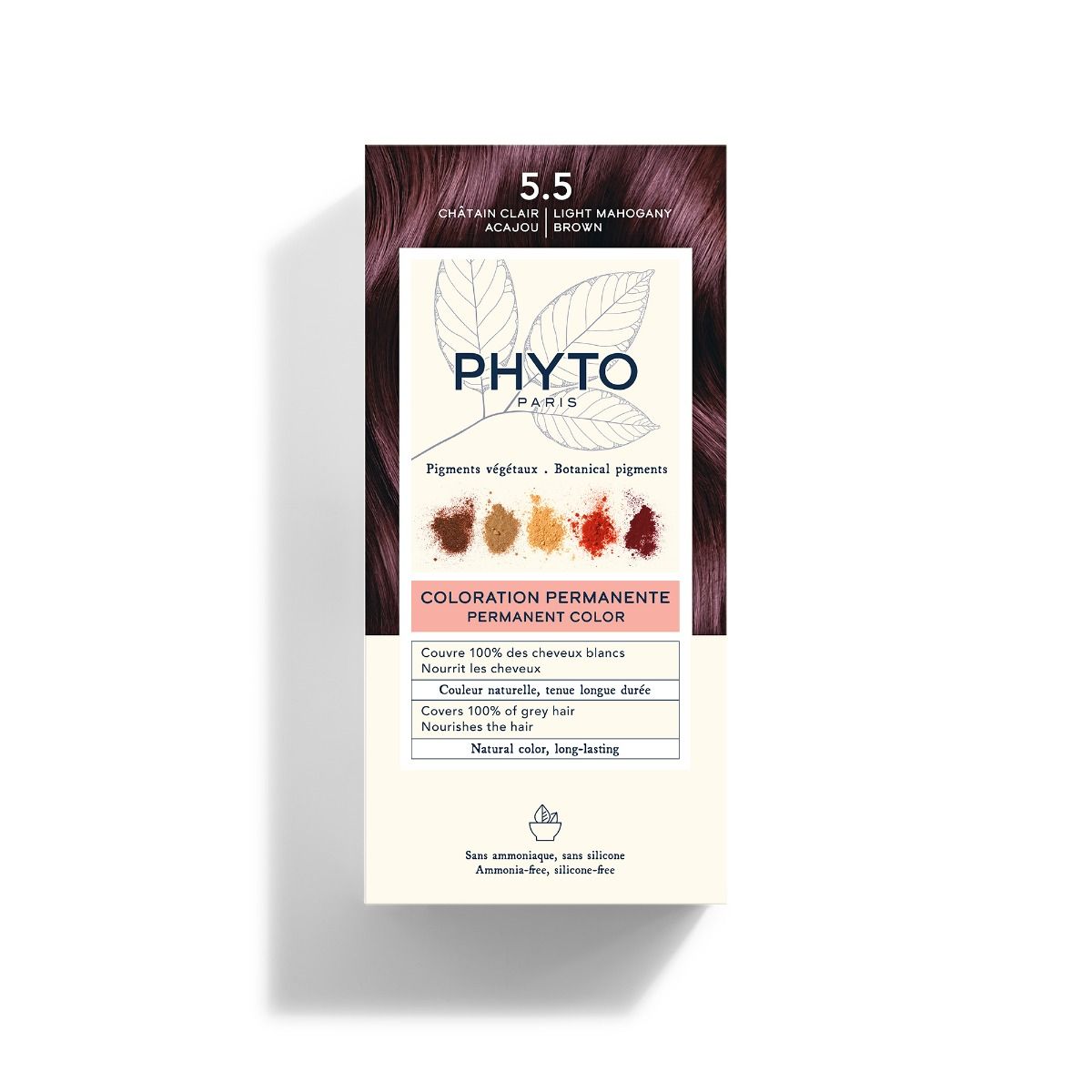 Phyto – Hair Color – 5.5 Light Mohangany Brown