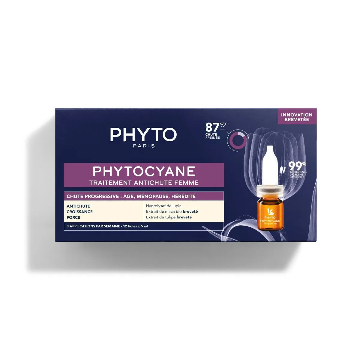 Phyto - Phytocyane Anti Hair Loss Treatment for Women - 12 vials x 5 ml