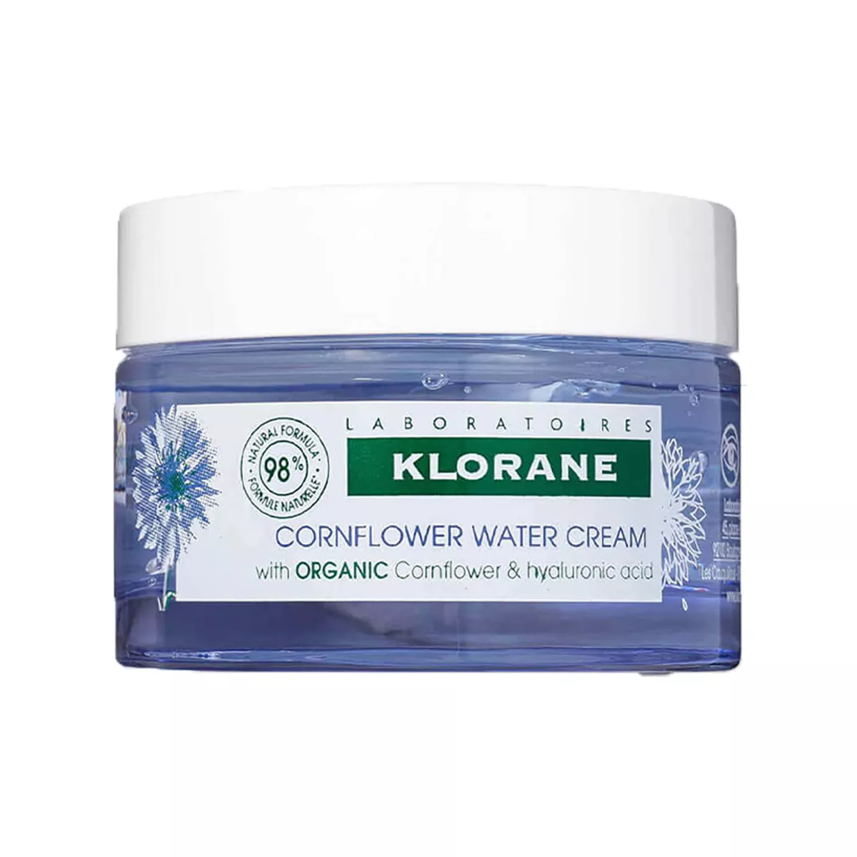 Klorane - Hydrating Water Cream with Cornflower - 50 ML