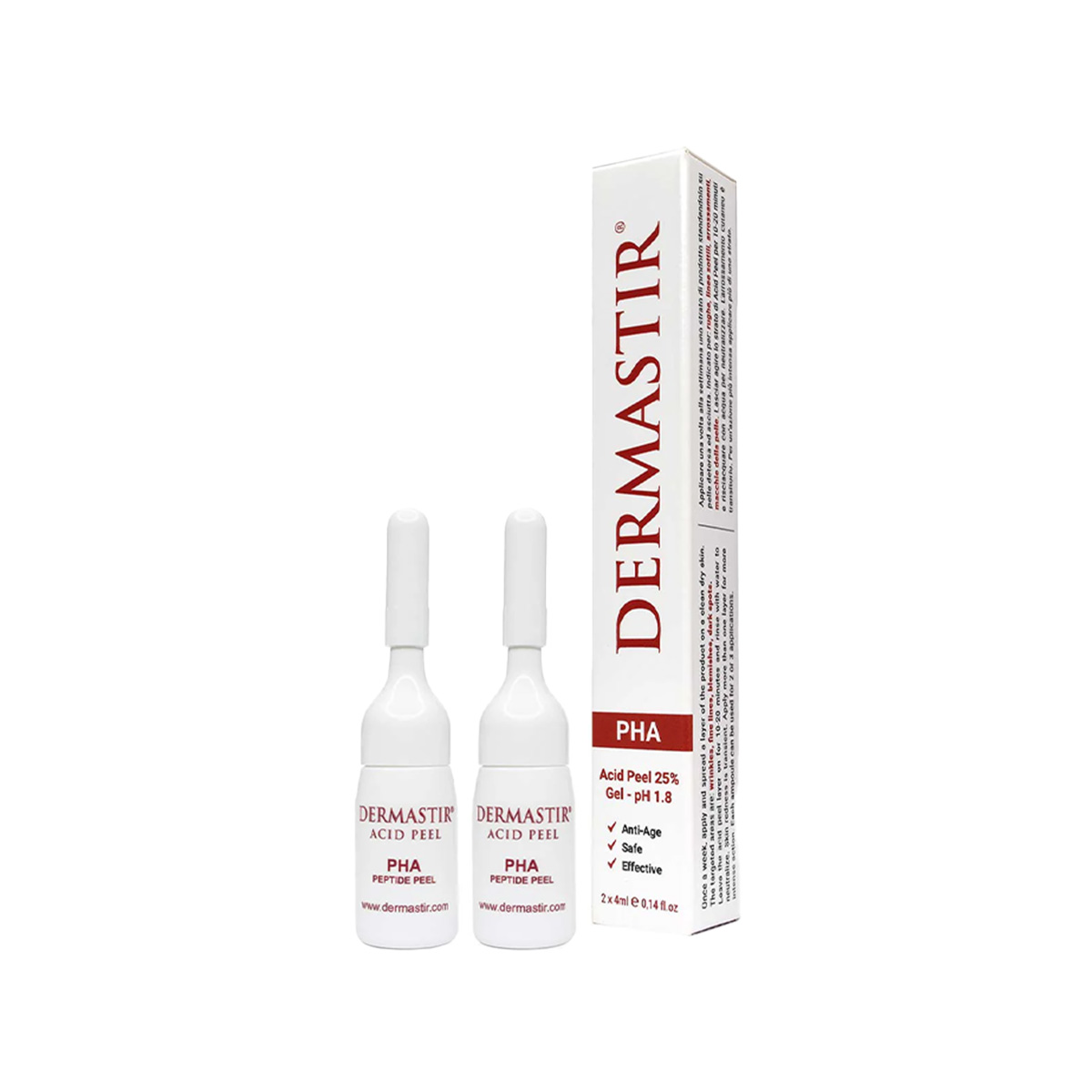 Dermastir - PHA Acid Peel - 2 x 4 ML