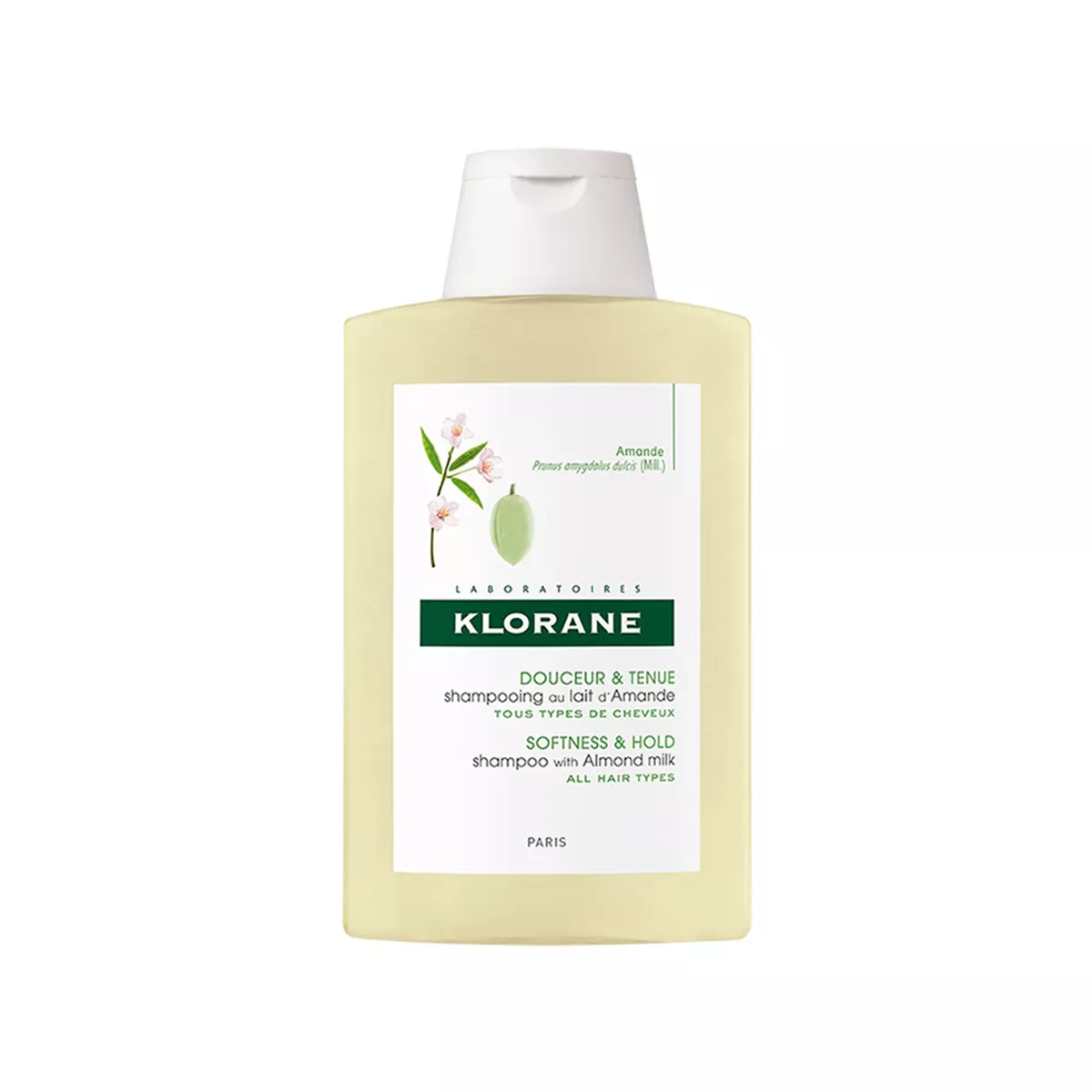 Klorane -  Softness & Hold Shampoo with Almond Milk - 200 ML
