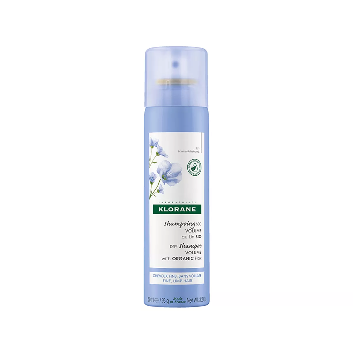 Klorane - Volumising Dry Shampoo with Organic Flax - 150 ML