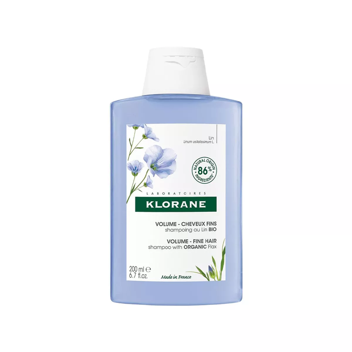 Klorane - Volume & Fine Hair with Organic Flax - 200 ML