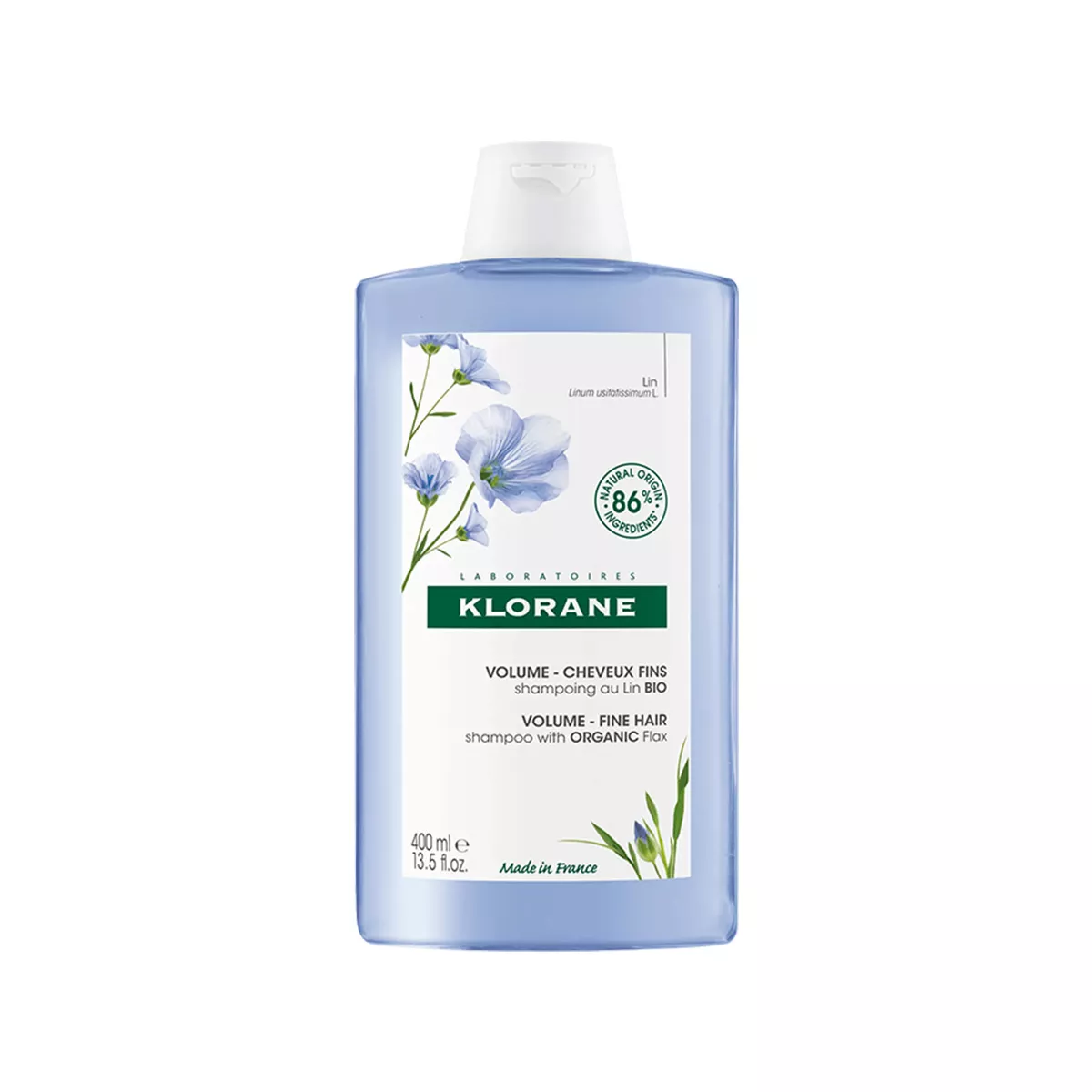 Klorane - Volume & Fine Hair with Organic Flax - 400 ML