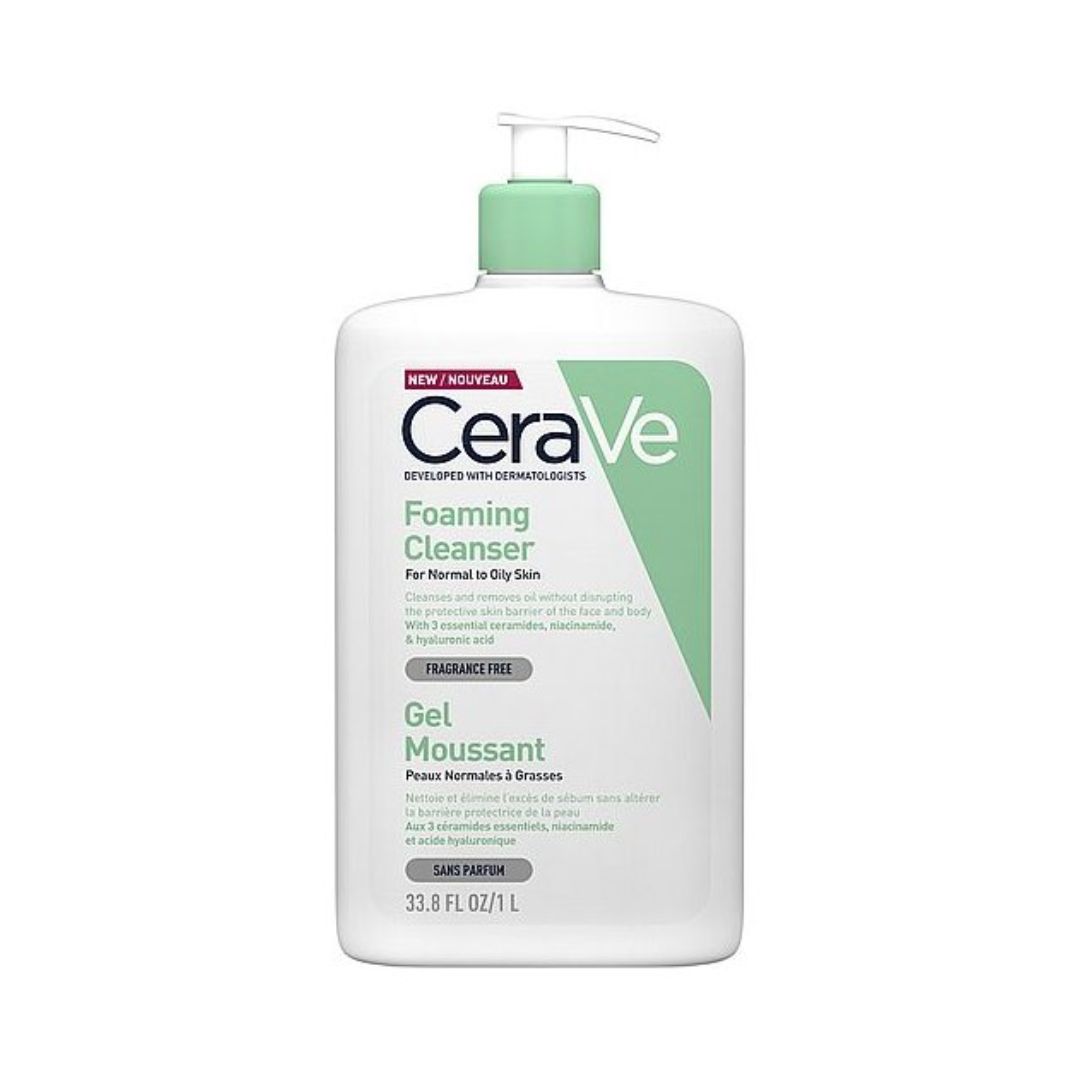 CeraVe – Foaming Cleanser Normal to Oily Skin – 1000 ML